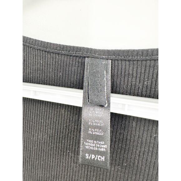 Skims Soft Lounge Long Sleeve Maxi Dress in Onyx Black Size Small - Picture 7 of 7